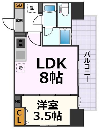 ルネフラッツ名駅西の物件間取画像